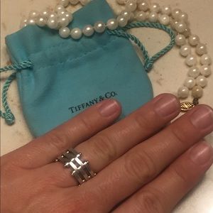Authentic Tiffany & Co. Sterling Silver Ring.